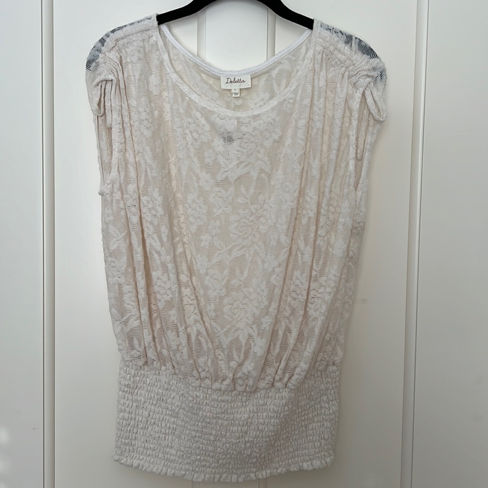 Deletta Lace Top Anthropologie